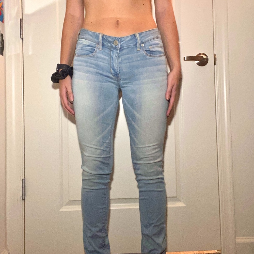 Skinny Super Super Stretch Blue Jeans